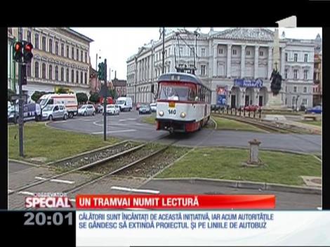 SPECIAL! Tramvaiele din Arad devin biblioteci pe roţi