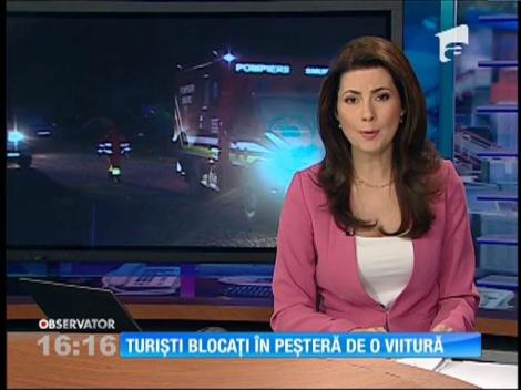 UPDATE! Toate persoanele rămase blocate în peştera din Munţii Apuseni, scoase la suprafaţă după aproape şapte ore