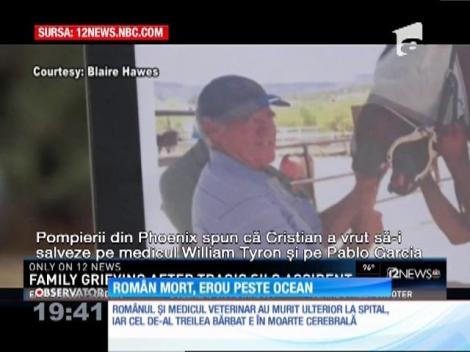 Un român este văzut ca erou în Statele Unite, după ce a murit încercând să-şi salveze doi prieteni