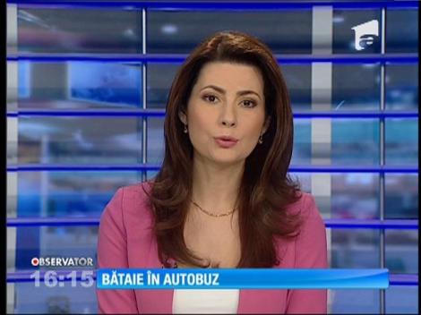 Bătaie ca-n filme într-un autobuz din Suceava