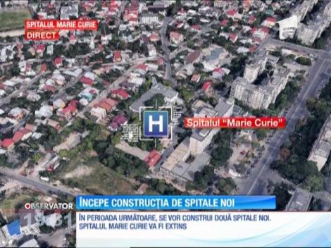 Două spitale noi vor fi construite în Capitală