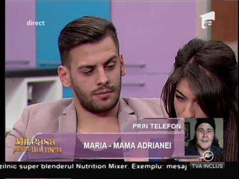 Mama Adrianei către fiica ei: "De ce eşti atât de disperată?"