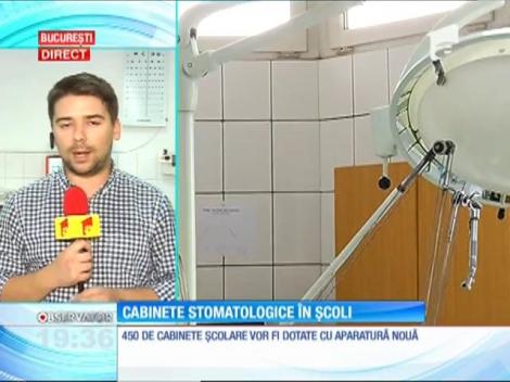 Jumătate dintre şcolile din Bucureşti vor avea cabinete stomatologice