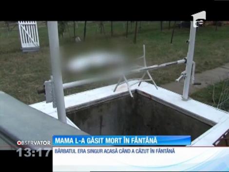 Un bărbat de 47 de ani din judeţul Botoşani a fost găsit fără viaţă, în fântână din curtea casei