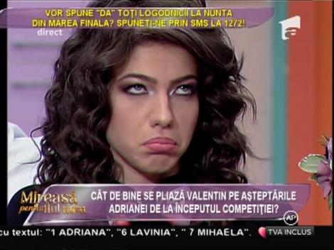 Declaraţie şocantă a Adrianei înaintea finalei: "Nu am intrat cu gândul la măritiș"