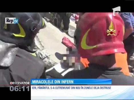 Cutremur în Italia. Doi fraţi au scăpat cu viaţă după ce bunica i-a adăpostit sub un pat