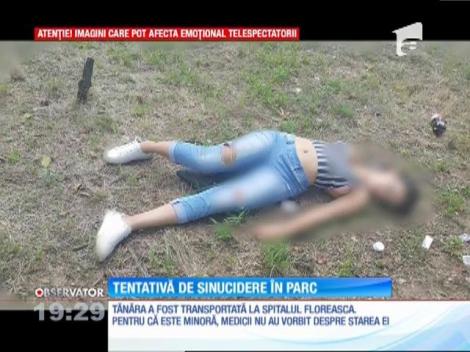 Tentativă de sinucidere în Parcul Tineretului din Capitală