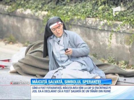 Cutremur violent în Italia. Măicuță salvată, simbolul speranței