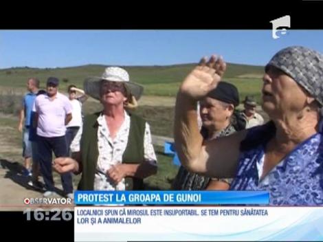 Protest la groapa de gunoi
