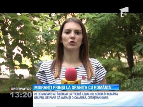 28 de migranţi din Siria şi Irak, între care şi un bebeluş, prinşi în România