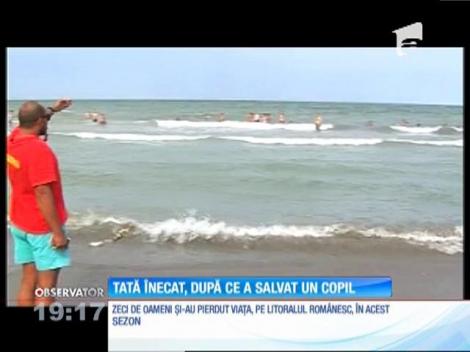 Un tată a murit înecat în Marea Neagră după ce s-a aruncat în valuri ca să salveze un copil. Întreaga operaţiune a fost filmată
