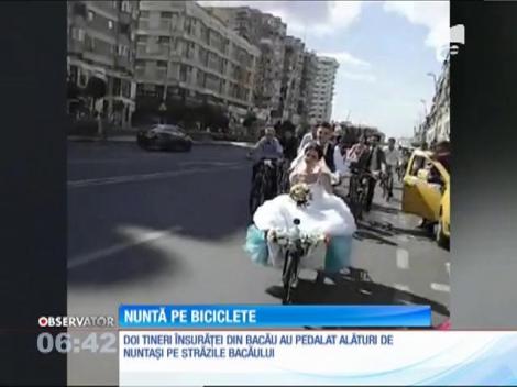 Nuntă pe biciclete