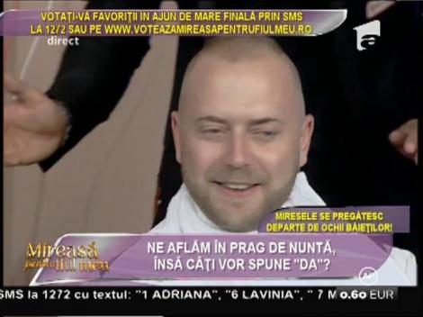 Bărbieritul mirelui. Eduard a intrat pe mâna lui Cătălin!