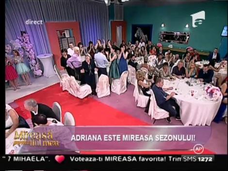 E OFICIAL! Adriana a fost desemnată "Mireasa Sezonului" trecut "Mireasă pentru fiul meu"