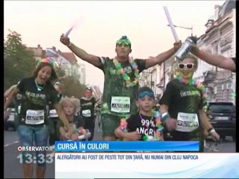 Peste două mii de oameni au alergat la Color Run, în Cluj Napoca