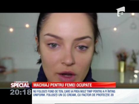 Special! Machiajul care se poate termina în doar 5 minute