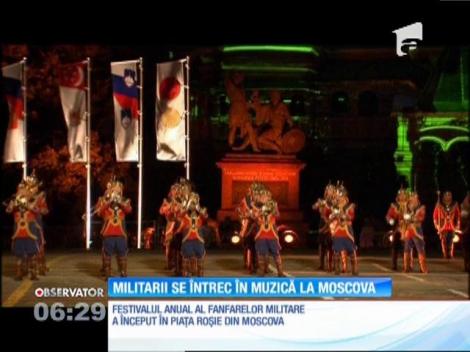 Festivalul anual al fanfarelor militare a început în Piaţa Roşie din Moscova