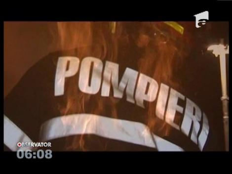 Incendiu violent la rampa de gunoi de lângă Cluj-Napoca