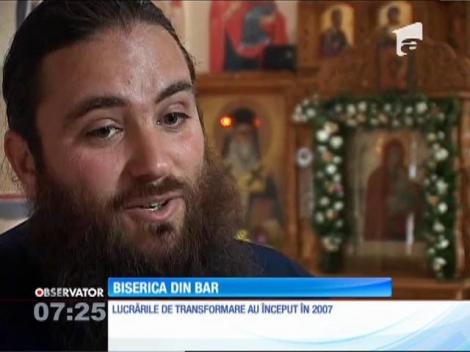 Din bar direct la rugăciune! O cârciumă din Câmpulung Muscel a fost transformată în biserică