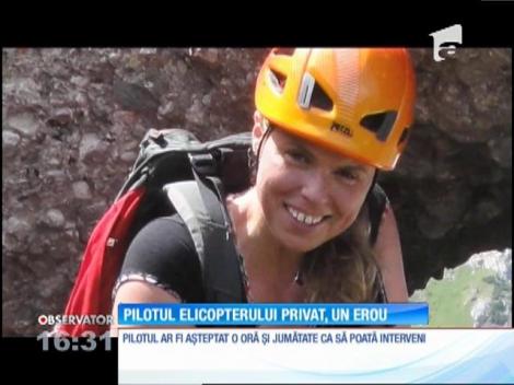 Pilotul elicopterului care a salvat o tânără din munţi, lăudat de presa străină