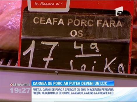 Carne de porc ar putea deveni un lux
