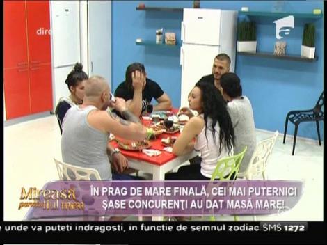 Finaliștii ”Mireasă pentru fiul meu”, ospăț mare înainte de finalul competiției
