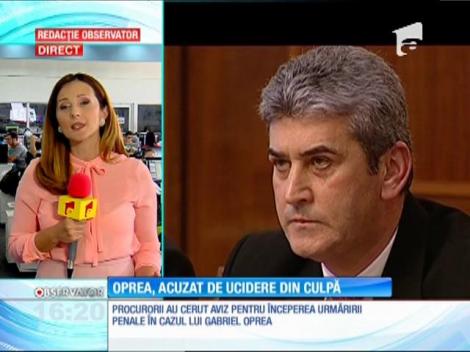 Gabriel Oprea, acuzat de ucidere din culpă