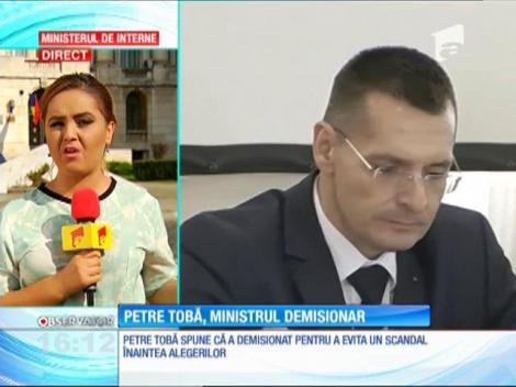 Ministrul Petre Tobă și-a dat demisia