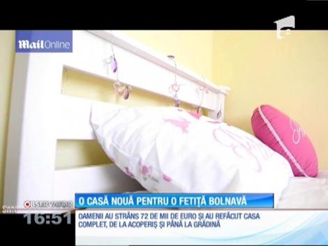 O casă nouă pentru o fetiță bolnavă