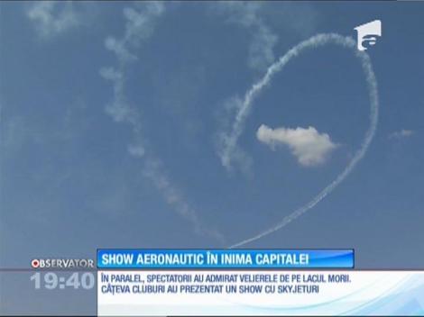 Show aeronautic în inima Capitalei