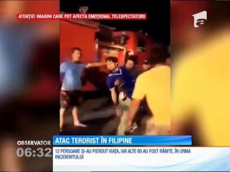 Atac terorist în Filipine. Cel puţin 12 oameni au murit şi peste 60 sunt răniţi