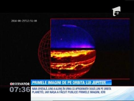 Primele imagini de aproape cu planeta Jupiter