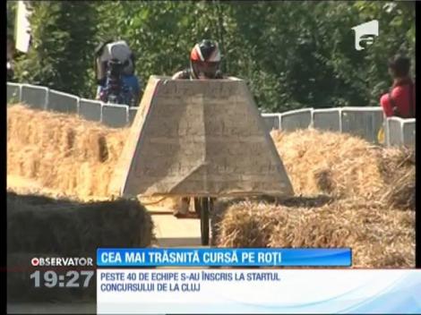 Cea mai trăsnită cursă nemotorizată pe roţi