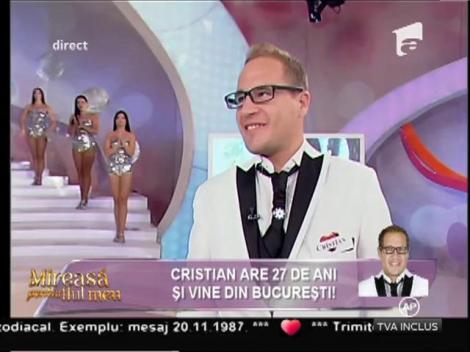 Cristian: ”Mă îndrăgostesc foarte repede”