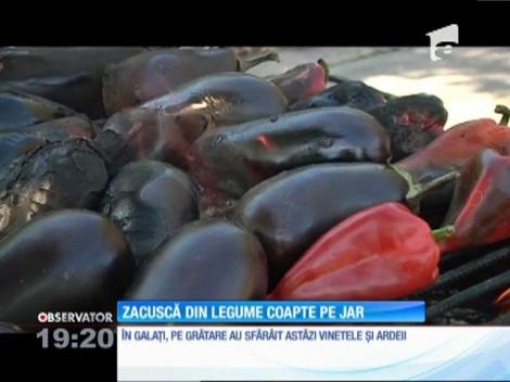 Zacuscă din legume coapte pe jar