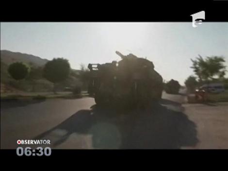 Turcia a pătruns cu noi tancuri pe teritoriul din nordul Siriei