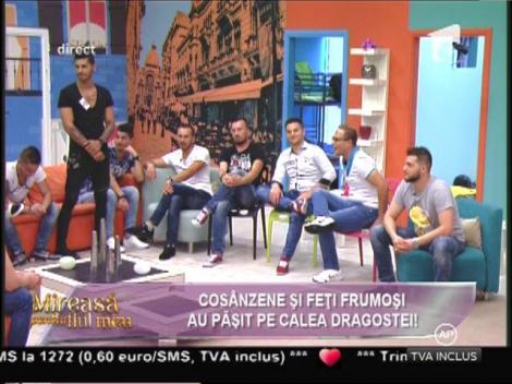 Viitoarele mirese au făcut primul pas! Fetele i-au zărit pentru prima dată pe băieţi!