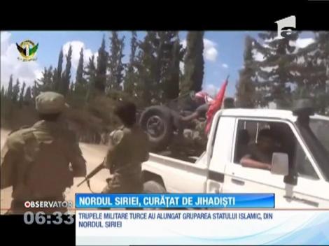 Teroriştii ISIS, alungaţi de trupele militare turce din nordul Siriei