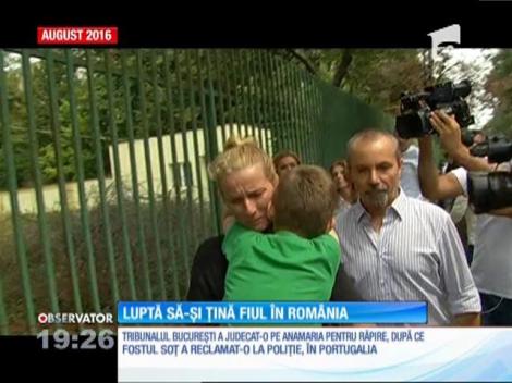 Anamaria Stancu, mama acuzată de răpire, a cerut Instanţei ca domiciliul lui Rafael să fie mutat în România
