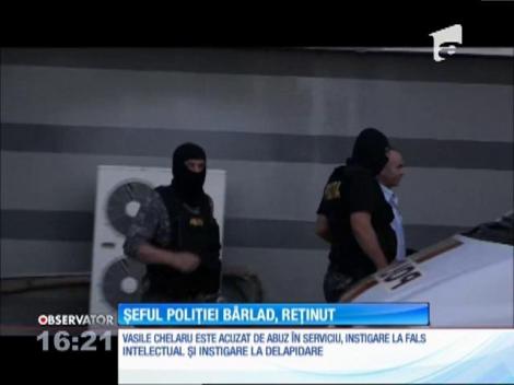 Şeful poliţiei Bârlad a fost reţinut pentru 24 de ore