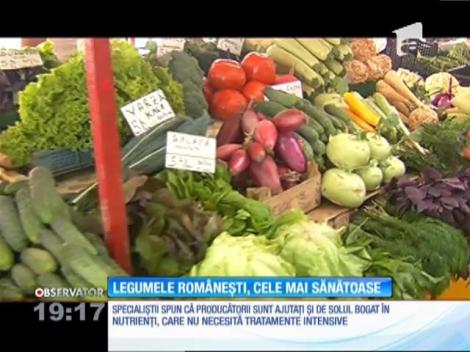 Legumele şi fructele româneşti sunt printre cele mai sănătoase din Europa