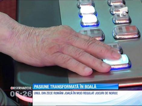 Jocurile de noroc afectează din ce în ce mai mulţi români