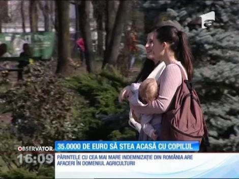 Părintele cu cea mai mare indemnizaţie de creştere a copilului din România locuieşte în Sibiu
