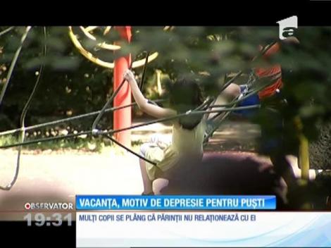 Vacanţa, motiv de depresie pentru copii