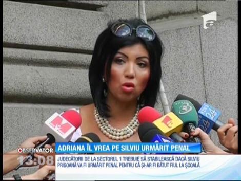 Adriana Bahmuţeanu îşi vrea fostul soţ urmărit penal
