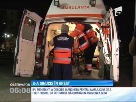 Un deţinut şi-a luat viaţa în centrul de arest preventiv