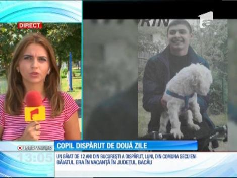 Un băiat de 12 ani, din Bacău, a dispărut şi nu se mai ştie nimic despre el