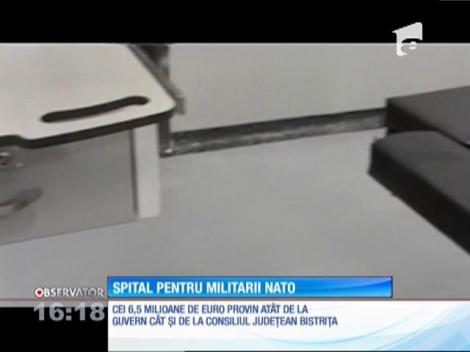 Spital pentru militarii NATO în Bistriţa Năsăud