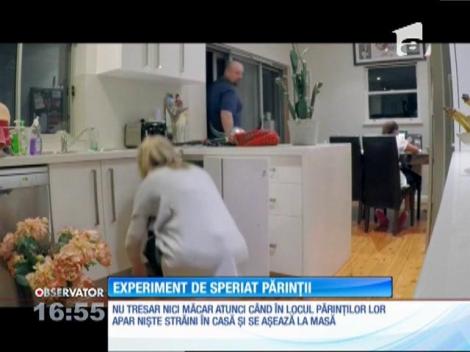 Experiment de speriat părinţii