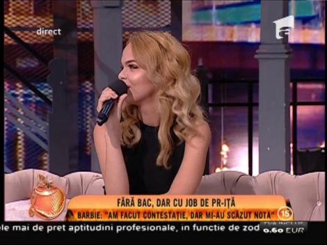 Fără BAC, dar cu job de PR-iţă! Barbie de România ne arată tot ce poate!